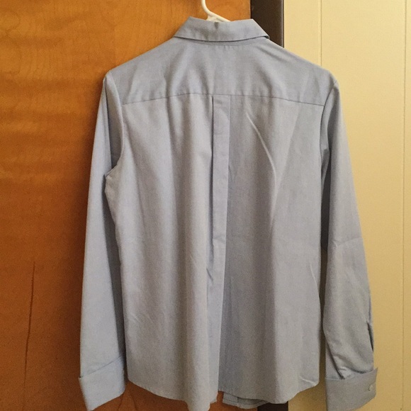 Blue soft button down 100%cotton - Picture 2 of 2